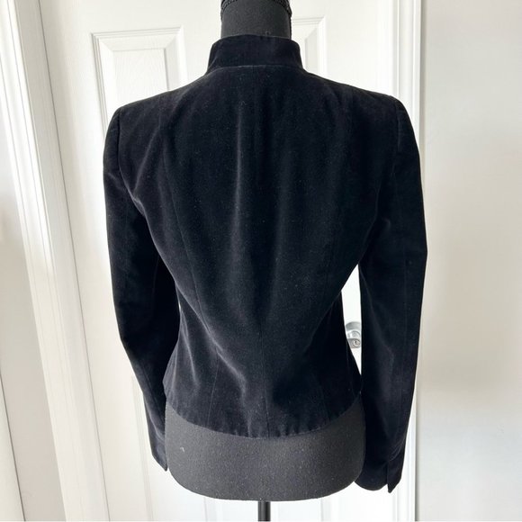 Club  Monaco Stand Collar Velvet Blazer - Picture 3 of 15